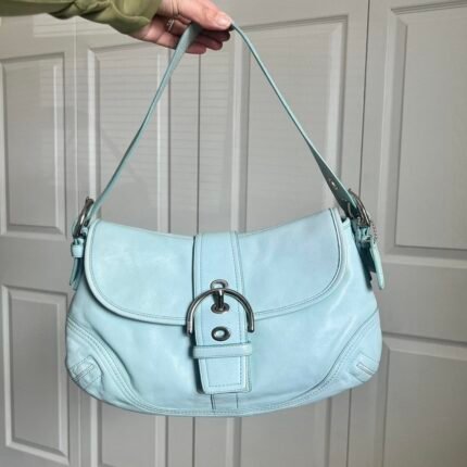 Y2K Coach Baby Blue Large Soho Shoulder ❤️✨
