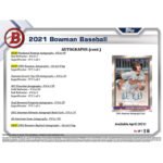 2021 Bowman Baseball Jumbo HTA Hobby 8 Box Case - Image 7
