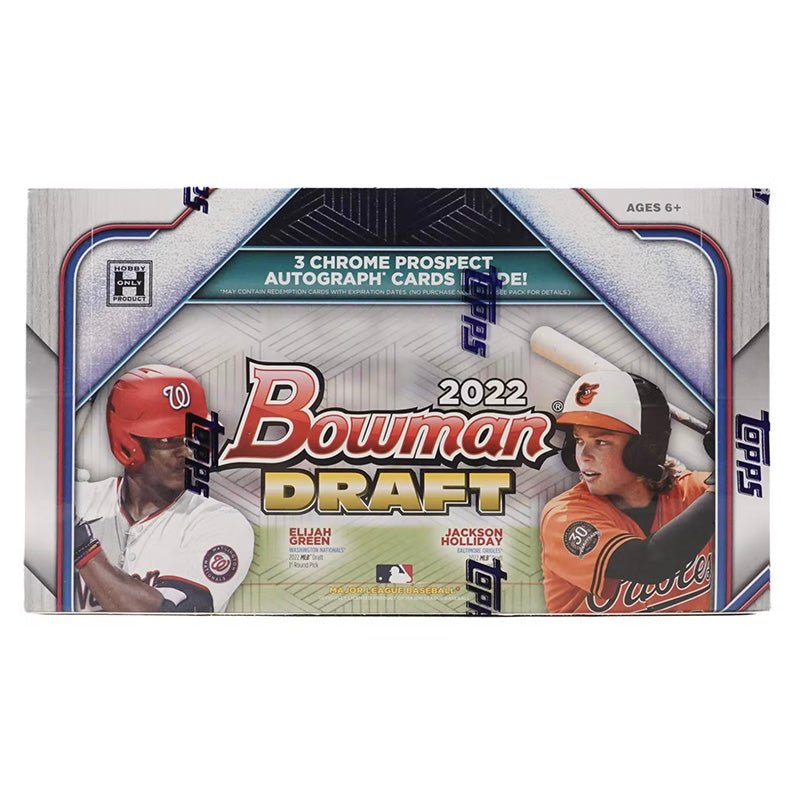 2022-bowman-draft-elijah-green 2022 Bowman Draft Baseball Jumbo Hobby 8 Box Case - Image 1