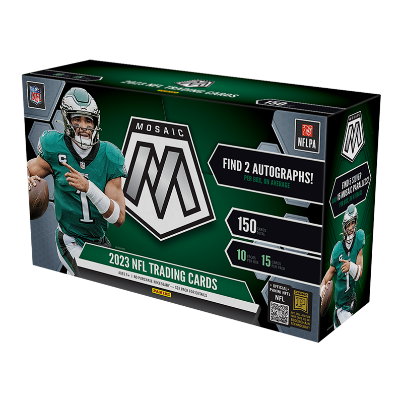 2023PaniniMosaicFootballHobbyBox_d810d30f-f2b8-4030-a30a-f90e05a0185c 2023 Panini Mosaic Football Hobby 12 Box Case - Image 1