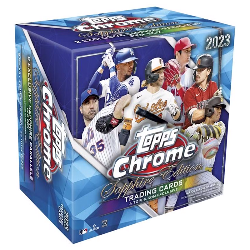 2023TOPPSCHROMEBASEBALLSAPPHIREEDITIONBOX 2023 Topps Chrome Baseball Sapphire Edition Box - Image 1