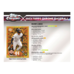 2023 Topps Chrome Baseball Hobby 12 Box Case - Image 5