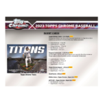 2023 Topps Chrome Baseball Hobby 12 Box Case - Image 6