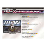 2023 Topps Chrome Baseball Jumbo 8 Box Case - Image 6