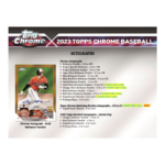 2023 Topps Chrome Baseball Jumbo 8 Box Case - Image 7