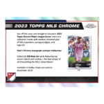 2023 Topps Chrome MLS Soccer Hobby Box - Image 2