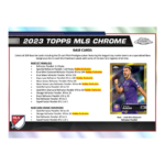 2023 Topps Chrome MLS Soccer Hobby 12 Box Case - Image 3