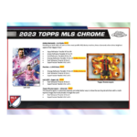2023 Topps Chrome MLS Soccer Hobby 12 Box Case - Image 5