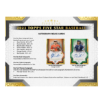2023 Topps Five Star Baseball Hobby 8 Box Case - Image 4