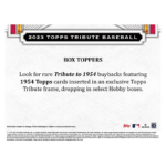 2023 Topps Tribute Baseball Hobby Box - Image 9