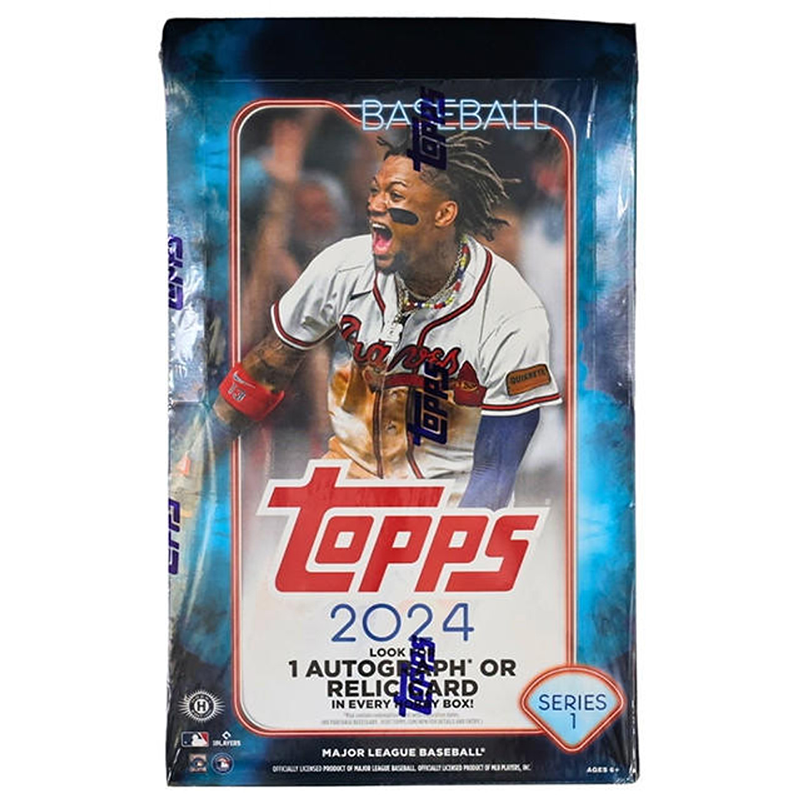2024TOPPSSERIES1BASEBALLHOBBYBOX 2024 Topps Series 1 Baseball Hobby Box - Image 1