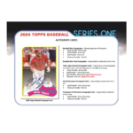 2024 Topps Series 1 Baseball Jumbo Box - Image 9