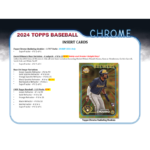 2024 Topps Chrome Baseball Hobby 12 Box Case - Image 4