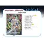 2024 Topps Chrome Baseball Hobby 12 Box Case - Image 5