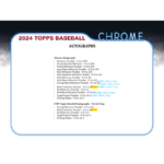 2024 Topps Chrome Baseball Jumbo 8 Box Case - Image 8