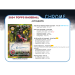 2024 Topps Chrome Baseball Jumbo 8 Box Case - Image 9