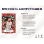 2023/24 Topps UEFA Club Competitions Chrome Soccer Jumbo Box - Image 5