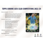 2023/24 Topps UEFA Club Competitions Chrome Soccer Jumbo Box - Image 8