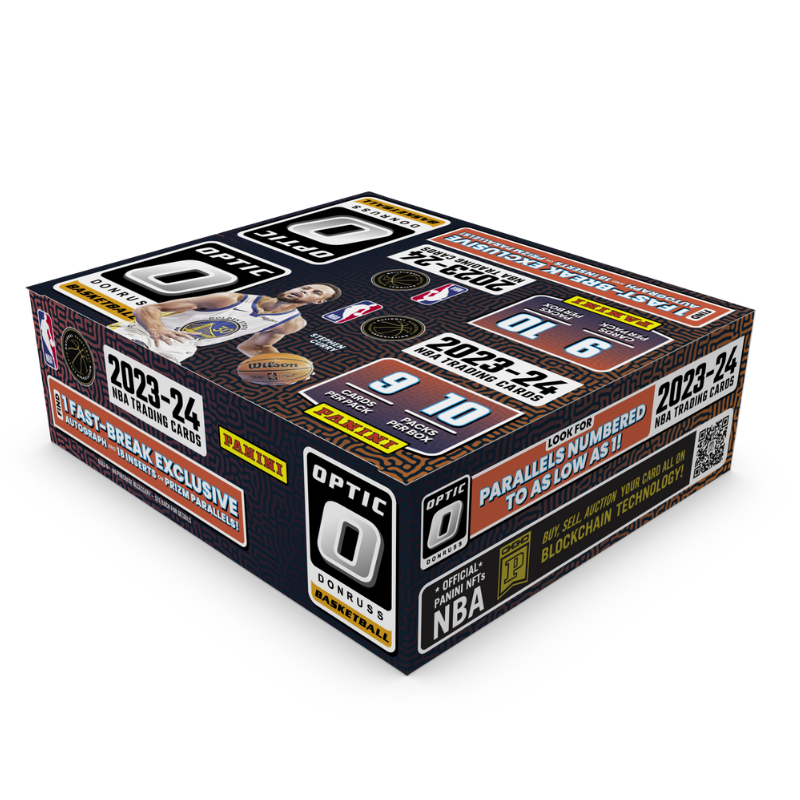 Untitled_design_90 2023/24 Panini Donruss Optic Basketball Fast Break 20 Box Case - Image 1