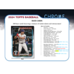 2024 Topps Chrome Baseball Hobby 12 Box Case - Image 3