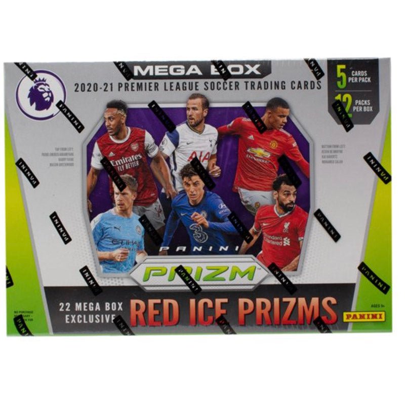 redice 2020/21 Panini Prizm EPL Soccer Mega Box Red Ice 20 Box Case - Image 1