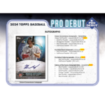 2024 Topps Pro Debut Baseball Hobby Jumbo 8 Box Case - Image 7
