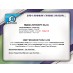 2024 Bowman Chrome Baseball Hobby 12 Box Case - Image 8