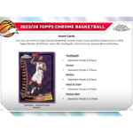 2023/24 Topps Chrome Basketball Breaker's Delight Box - Image 4