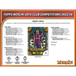 2023/24 Topps UEFA Club Competitions Merlin Chrome Soccer Hobby Box - Image 4