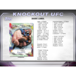 2024 Topps UFC Knockout Hobby 8 Box Case - Image 4