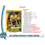 2024 Bowman University Chrome Football Hobby 12 Box Case - Image 3