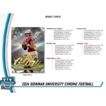2024 Bowman University Chrome Football Hobby 12 Box Case - Image 4