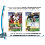 2024 Bowman University Chrome Football Jumbo Box - Image 2