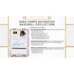 2024 Topps Definitive Baseball Hobby 2 Box Case - Image 5