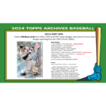 2024 Topps Archives Baseball Hobby Box - Image 3