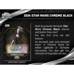 2024 Topps Star Wars Chrome Black Hobby Box - Image 2
