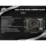 2024 Topps Star Wars Chrome Black Hobby Box - Image 3