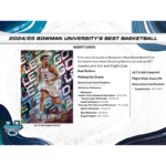2024/25 Bowman University Best Basketball Hobby 12 Box Case - Image 3