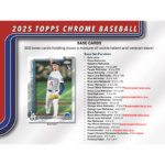 2025 Topps Chrome Baseball Jumbo 8 Box Case - Image 3
