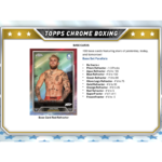 2024 Topps Chrome Boxing Hobby Box - Image 3