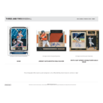 2025 Panini Three & Two Baseball Hobby Box - Image 3