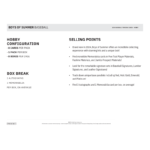 2024 Panini Boys of Summer Baseball Hobby Box - Image 6