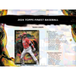 2024 Topps Finest Baseball Hobby 8 Box Case - Image 5