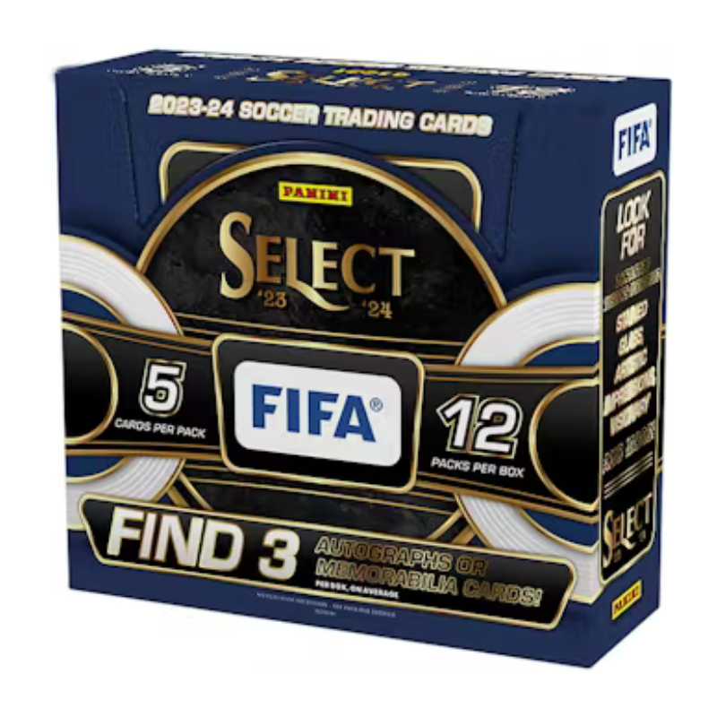 resizingforshopify-2024-08-12T140823.195 2023/24 Panini Select FIFA Soccer Hobby 12 Box Case - Image 1