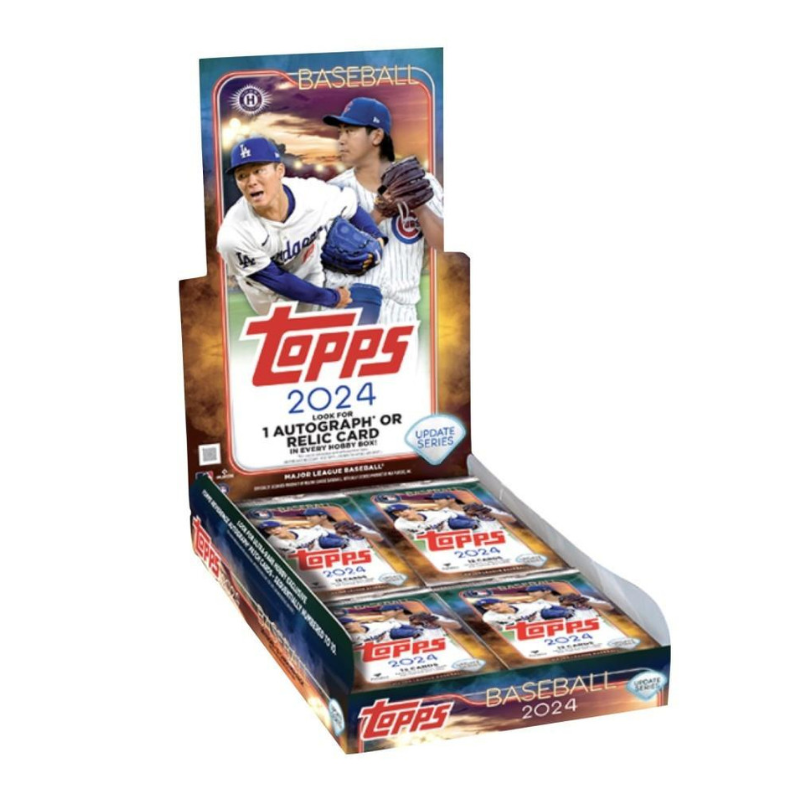 resizingforshopify-2024-10-07T181232.570 2024 Topps Update Series Baseball Hobby Box - Image 1