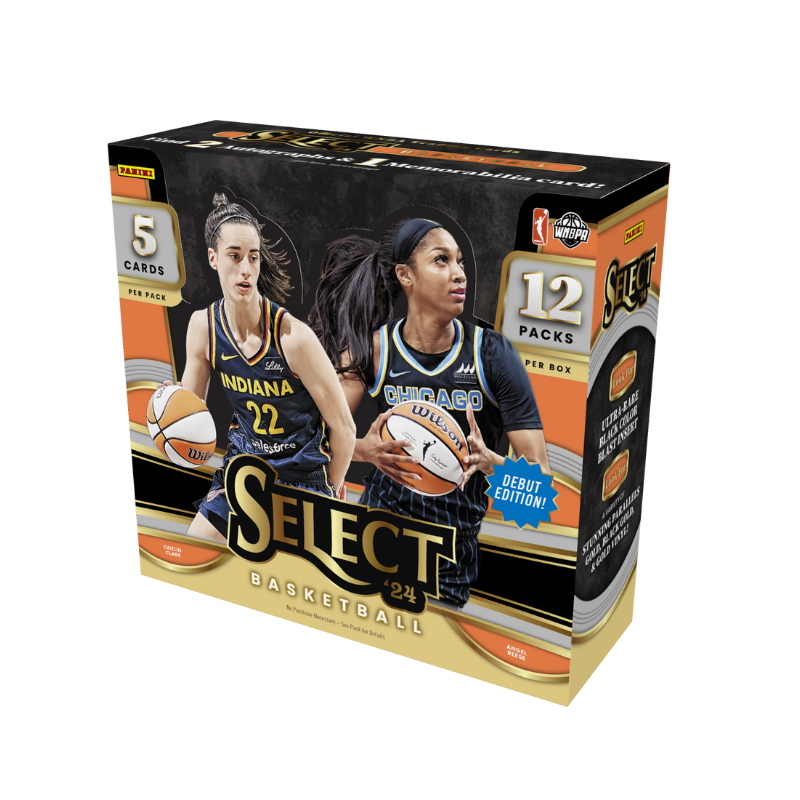resizingforshopify-2024-10-15T122321.897 2024 Panini Select WNBA Basketball Hobby 12 Box Case - Image 1
