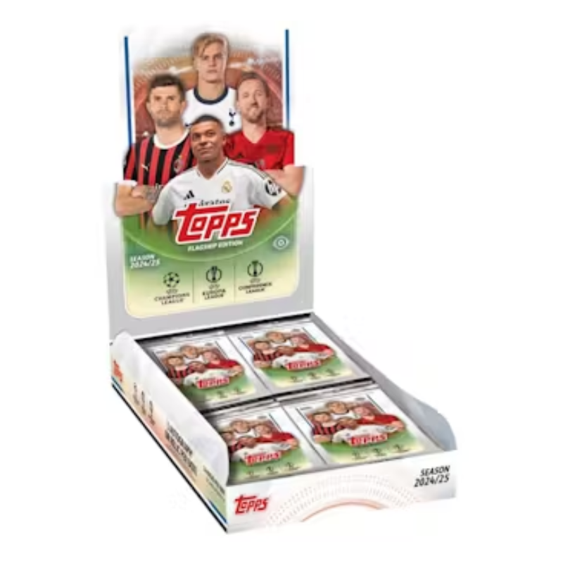 resizingforshopify-2024-12-06T154717.956 2024/25 Topps UEFA Club Competitions Soccer Hobby 12-Box Case - Image 1