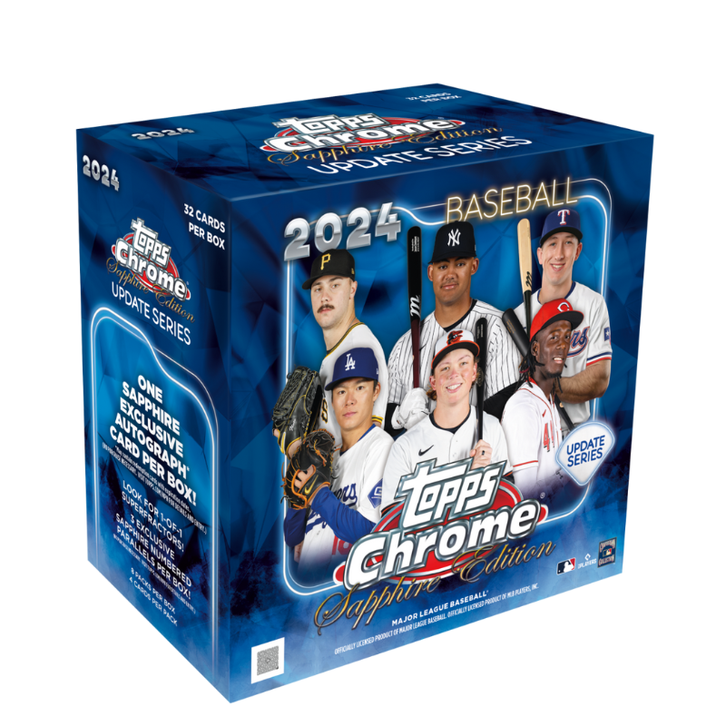 resizingforshopify-2024-12-12T155338.272 2024 Topps Chrome Update Baseball Sapphire Edition Box - Image 1