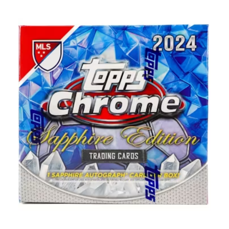 resizingforshopify-2025-01-08T101736.561 2024 Topps Chrome MLS Sapphire Soccer Edition Box - Image 1