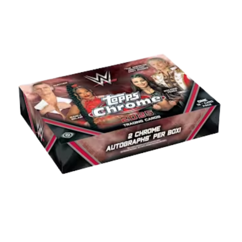 resizingforshopify-2025-01-27T125055.075 2025 Topps Chrome WWE Breaker's Delight Box - Image 1